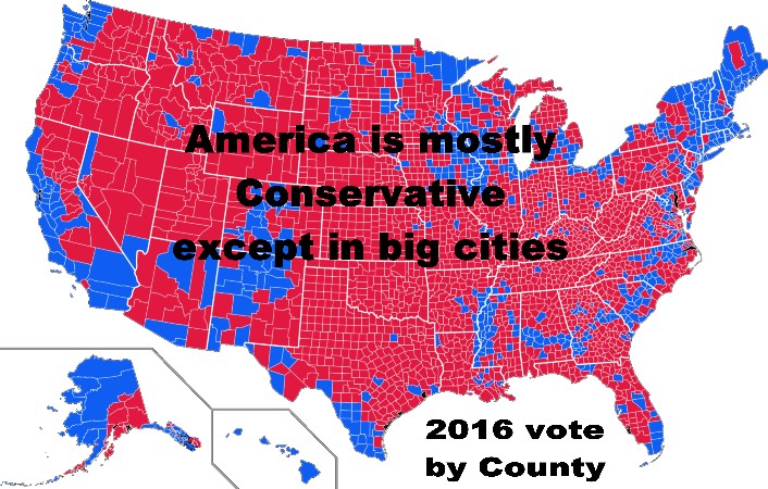 2016 Vote by County=