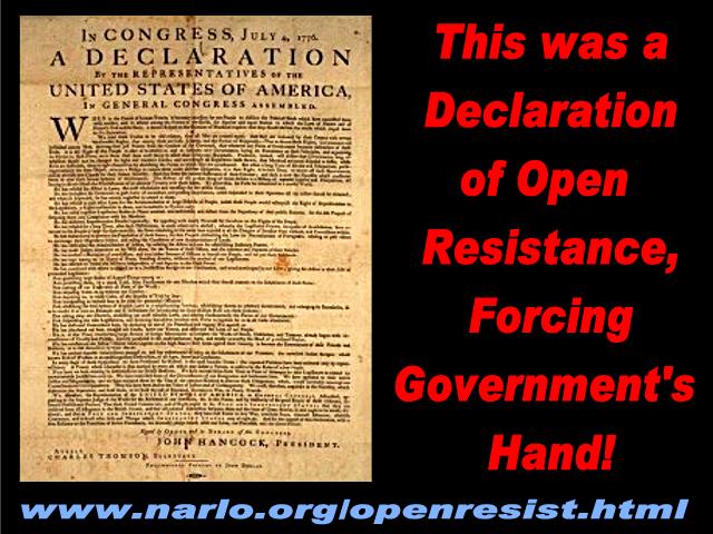 Declaration of Open Resistance=