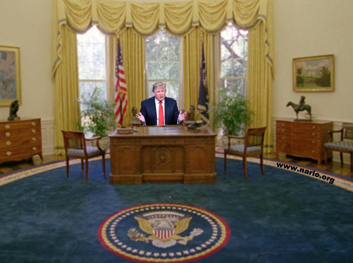 Trump in the Oval Office=